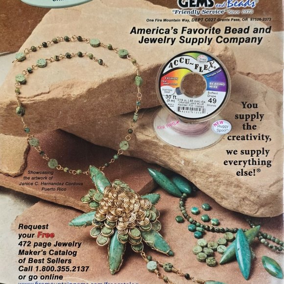 Beadwork Magazine February March 2009 Crystals Galore - Picture 3 of 12